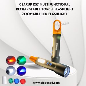 GearUP K57 Multifunctional Rechargeable Torch